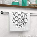 Face Towel Mandala Fleur de vie