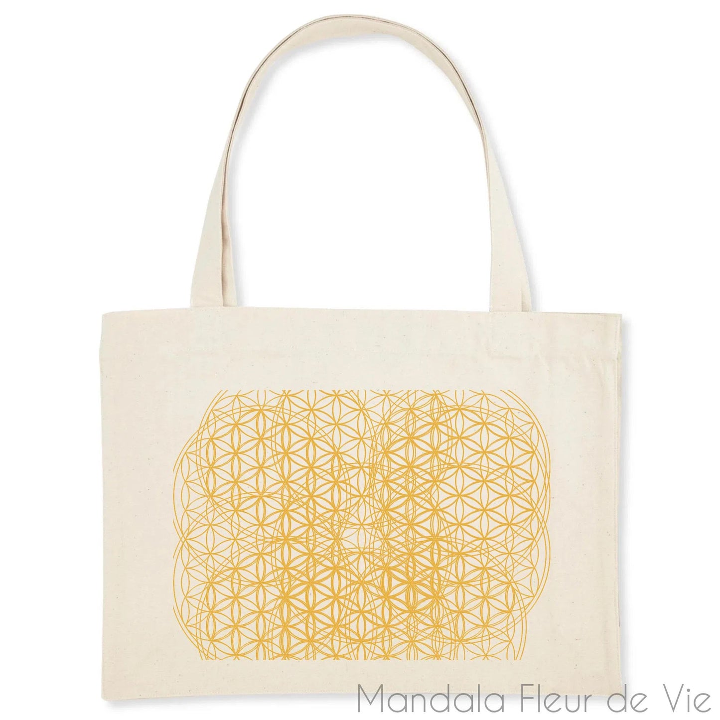 Shopping Bag Fleurs de vie Or