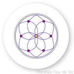 Stickers Fleur de vie Lotus