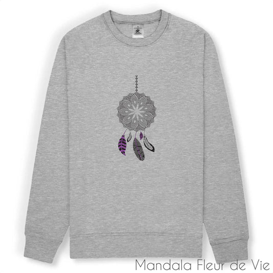 Sweat Mandala Attrape Rêves Mandala Fleur de vie
