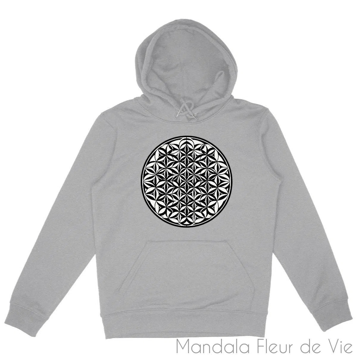 Sweat Shirt Fleur de Vie Monochrome - Mandala Fleur de vie