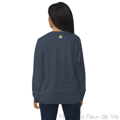 Sweat écologique unisexe - Love - Mandala Fleur de vie