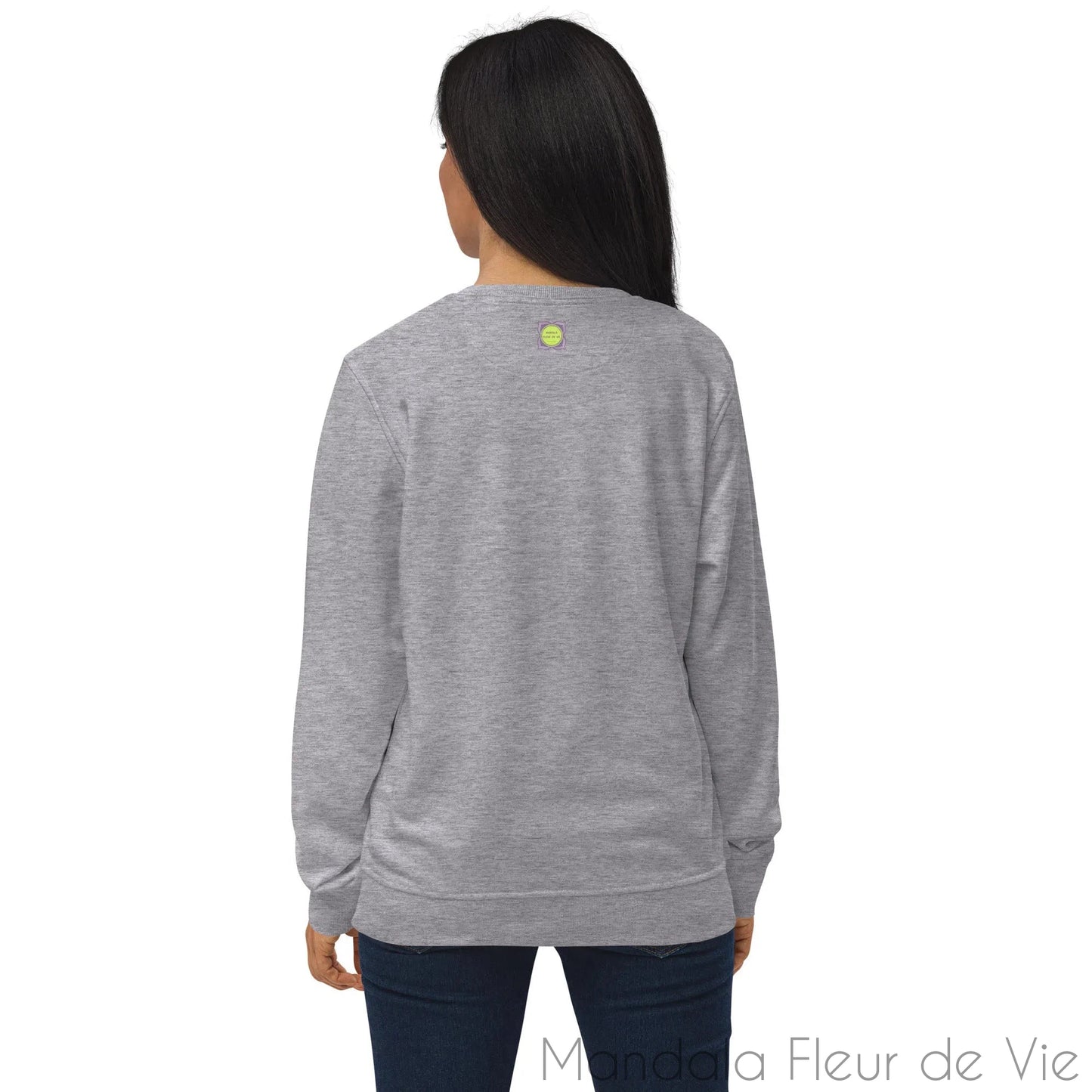 Sweat écologique unisexe - Love - Mandala Fleur de vie