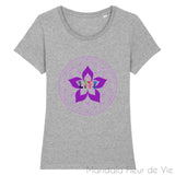 T Shirt Femme Mandala Fleur de Vie "LIFE"