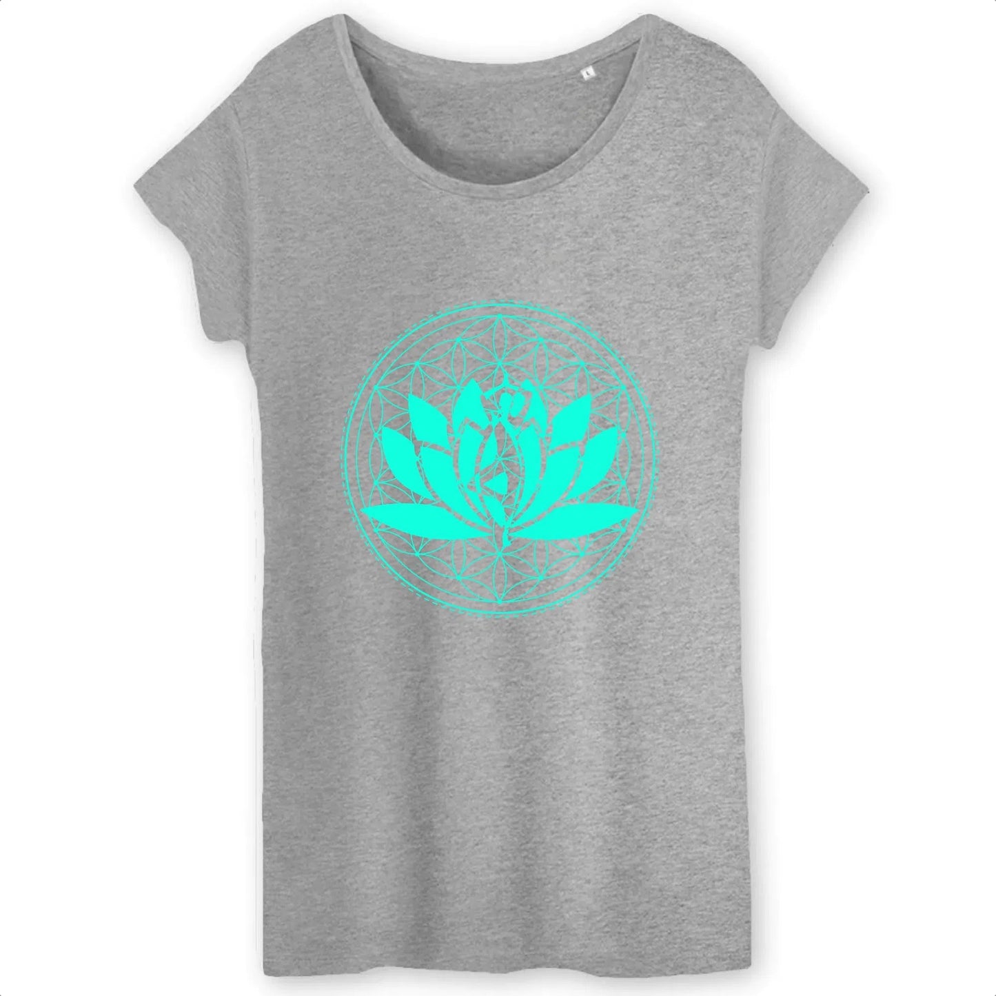 T Shirt Femme Mandala Lotus - Mandala Fleur de vie