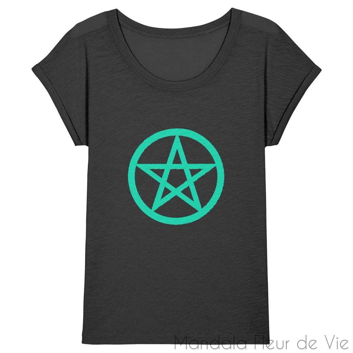 T-Shirt Femme Pentacle - Mandala Fleur de vie