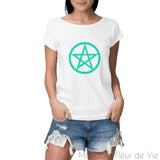 T-Shirt Femme Pentacle - Mandala Fleur de vie