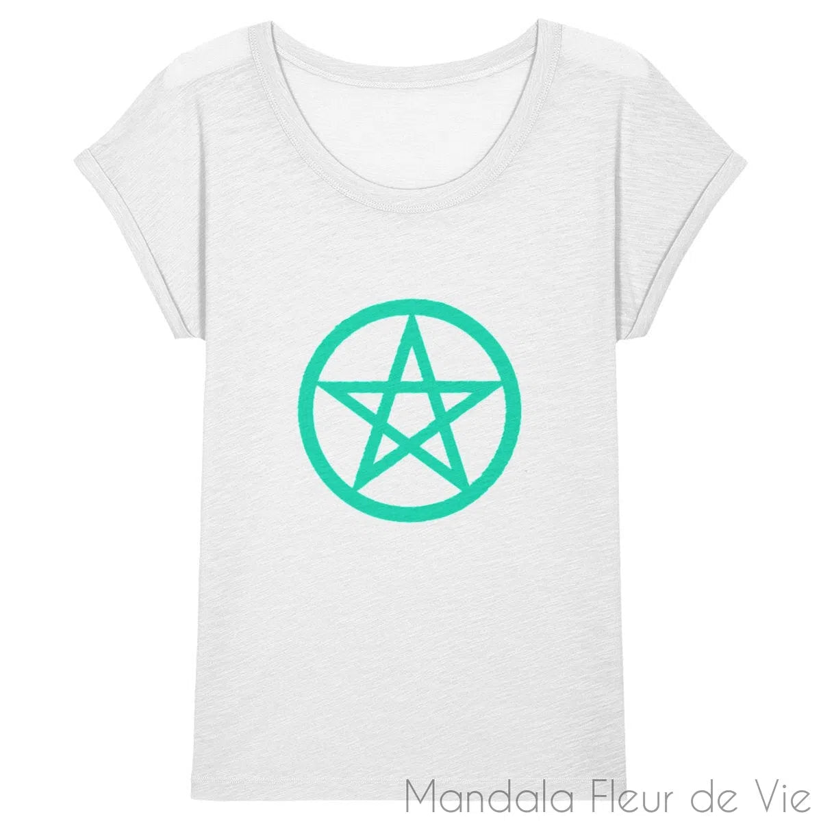 T-Shirt Femme Pentacle - Mandala Fleur de vie