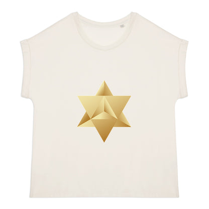 T-Shirt en Coton Bio - Merkaba Or