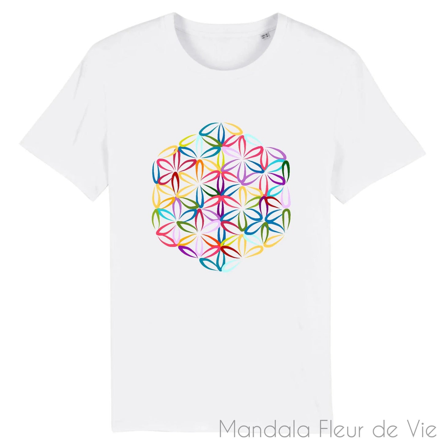 T Shirt Fleur de Vie Couleur