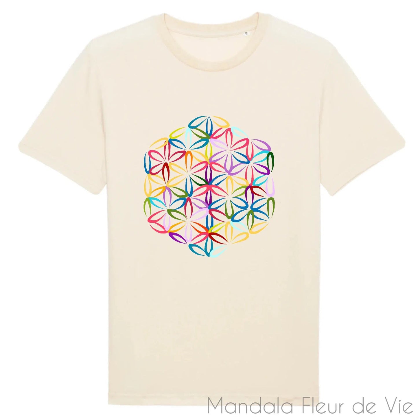 T Shirt Fleur de Vie Couleur