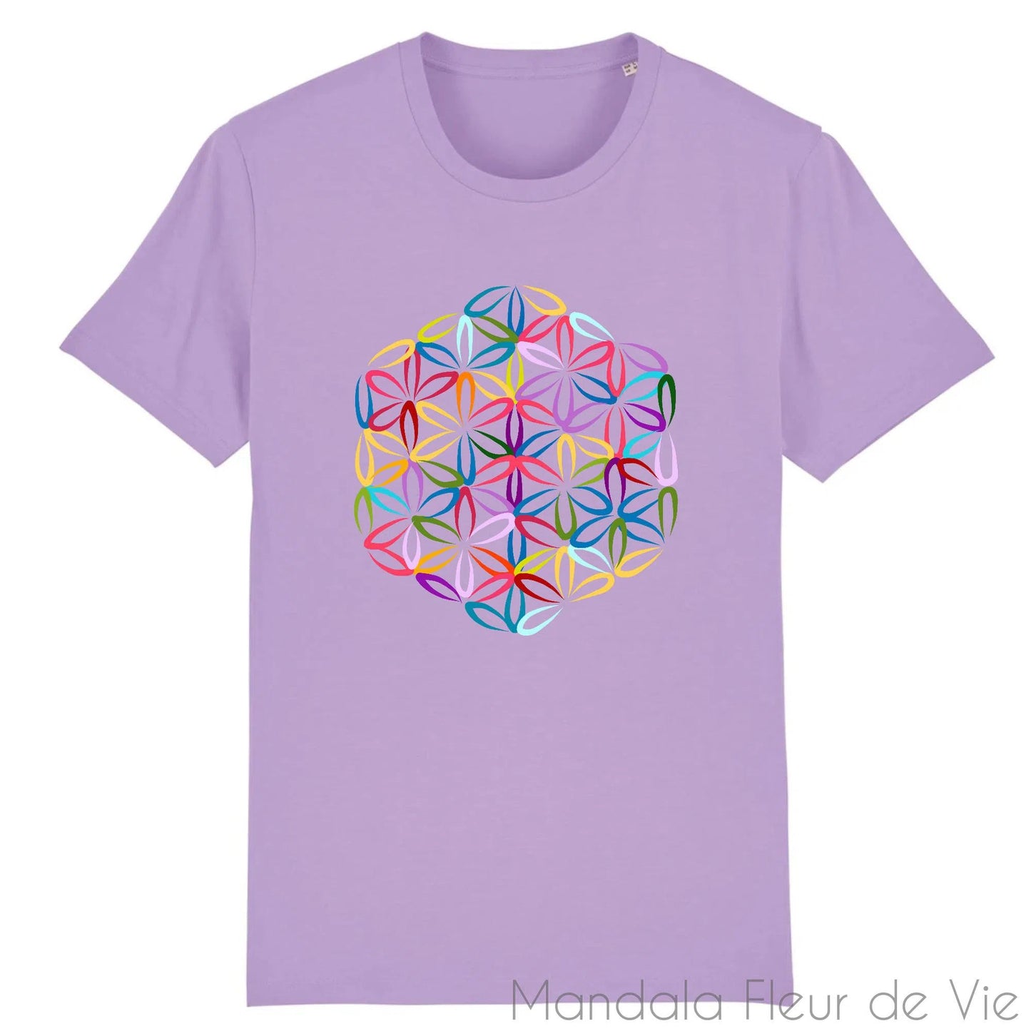 T Shirt Fleur de Vie Couleur