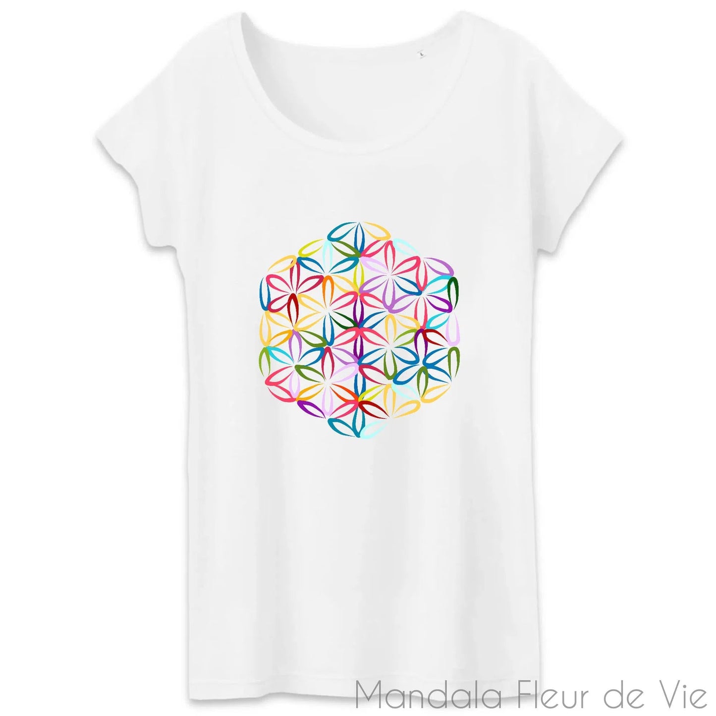 T Shirt Fleur de Vie Couleur "Harmonie"