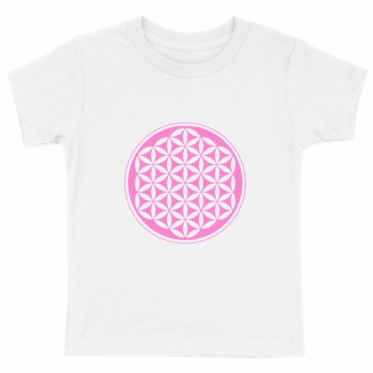 T-Shirt Fleur de Vie Enfant - face_blanc