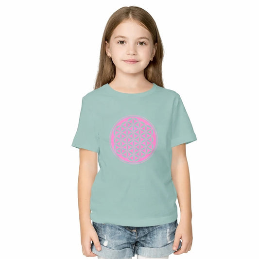 tee shirt fleur de vie fille