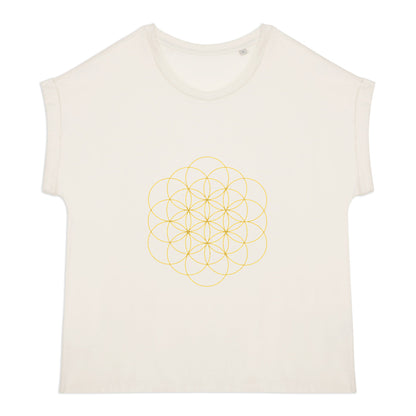 T-Shirt Fleur de Vie or