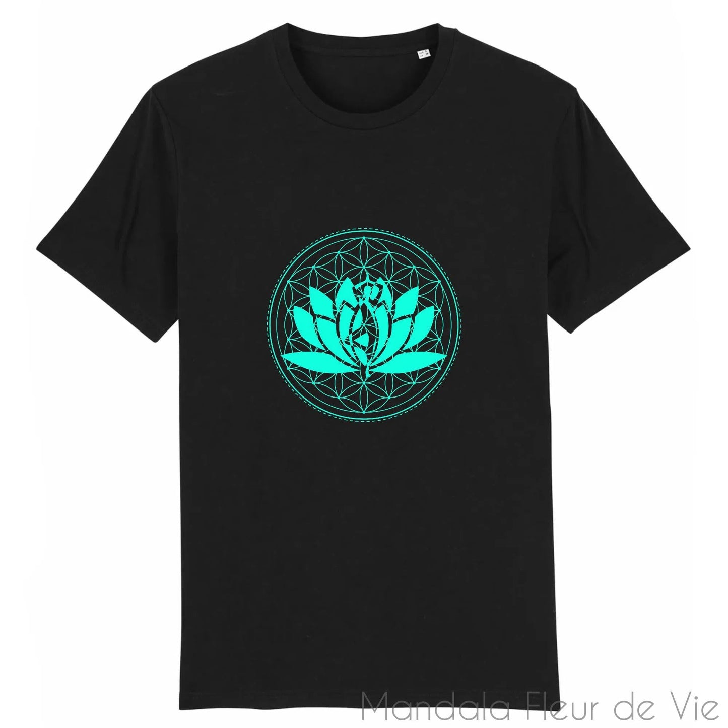 T Shirt Fleur de Vie Lotus Yoga