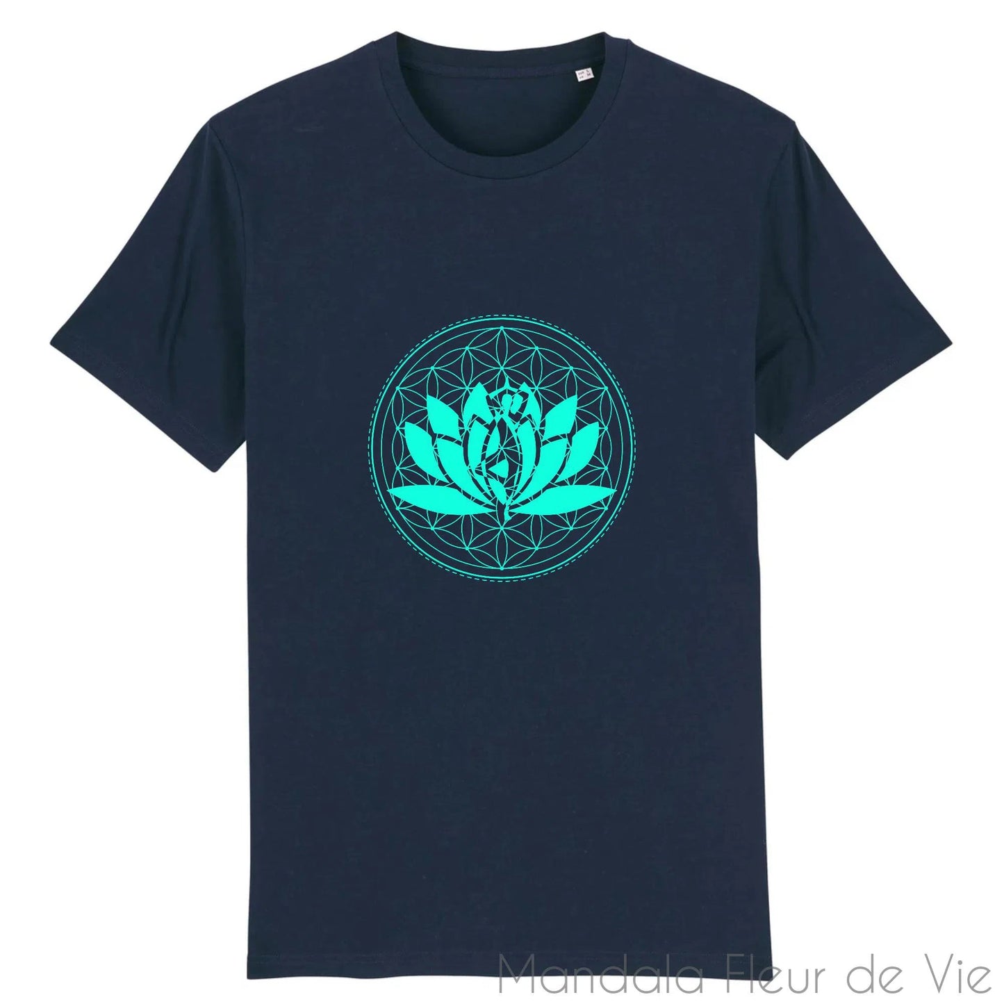 T Shirt Fleur de Vie Lotus Yoga