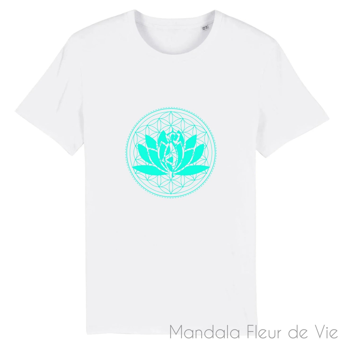 T Shirt Fleur de Vie Lotus Yoga