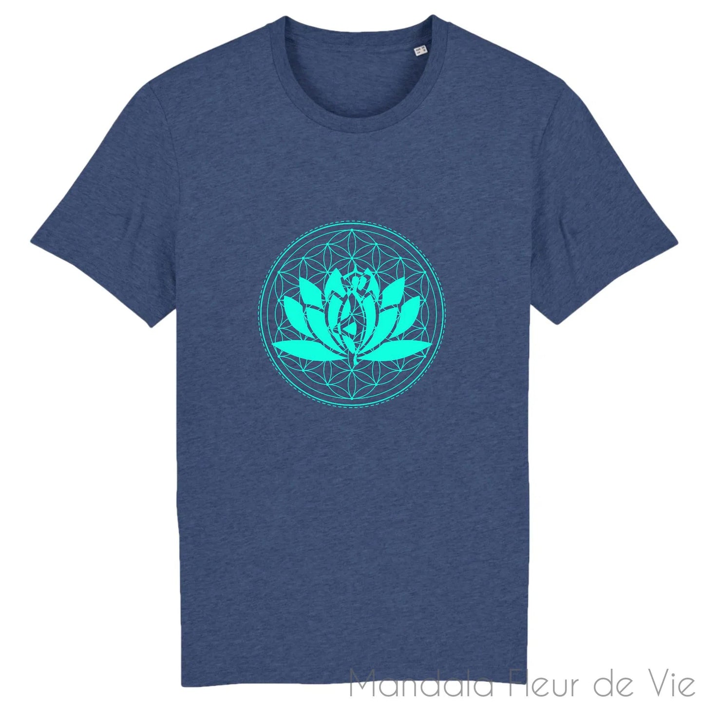 T Shirt Fleur de Vie Lotus Yoga