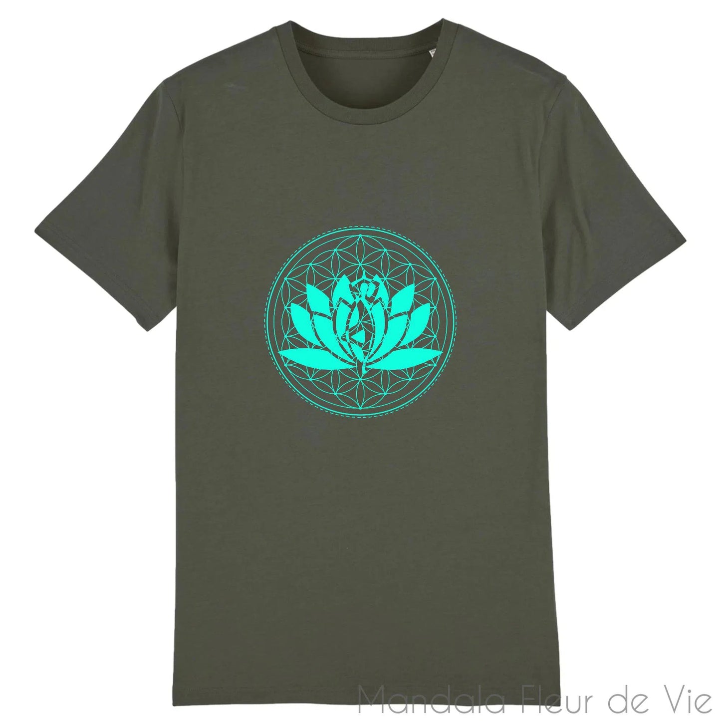 T Shirt Fleur de Vie Lotus Yoga