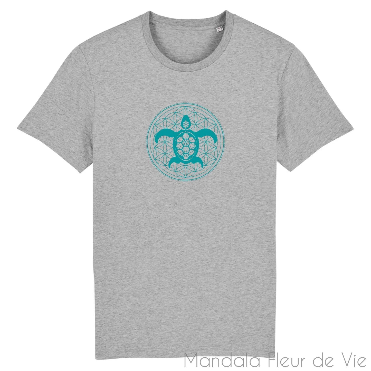 T Shirt Fleur de Vie Mandala Tortue