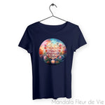 T-Shirt Fleur de Vie Univers - Mandala Fleur de vie