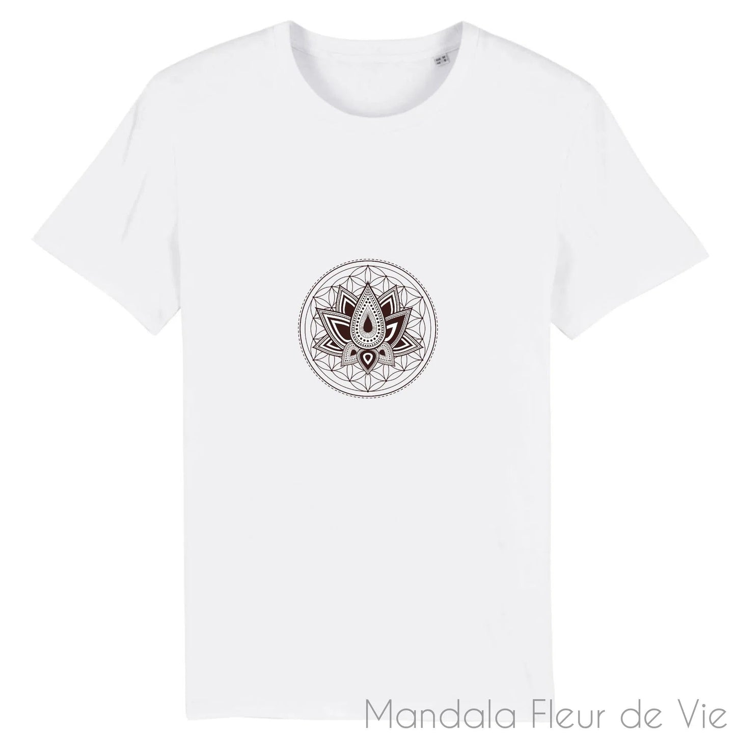 T Shirt Mandala Fleur de Vie Fleur de Lotus