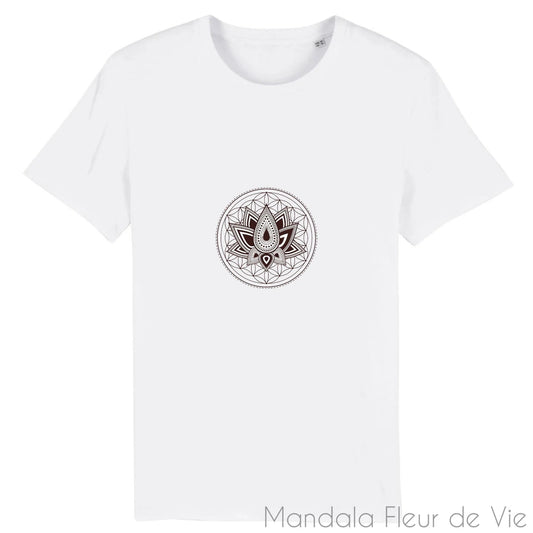 T Shirt Mandala Fleur de Vie Fleur de Lotus