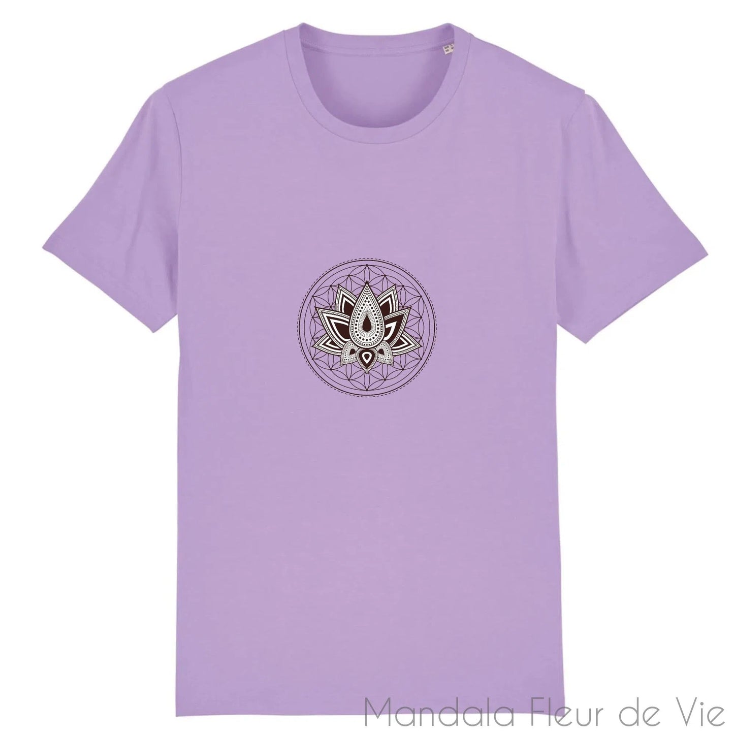 T Shirt Mandala Fleur de Vie Fleur de Lotus