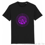 T Shirt en Coton Bio Mandala Fleur de Vie Coucher de Soleil