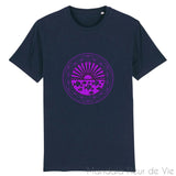 T Shirt en Coton Bio Mandala Fleur de Vie Coucher de Soleil