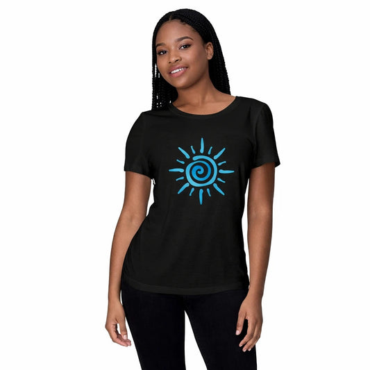 t-shirt femme spirituel soleil