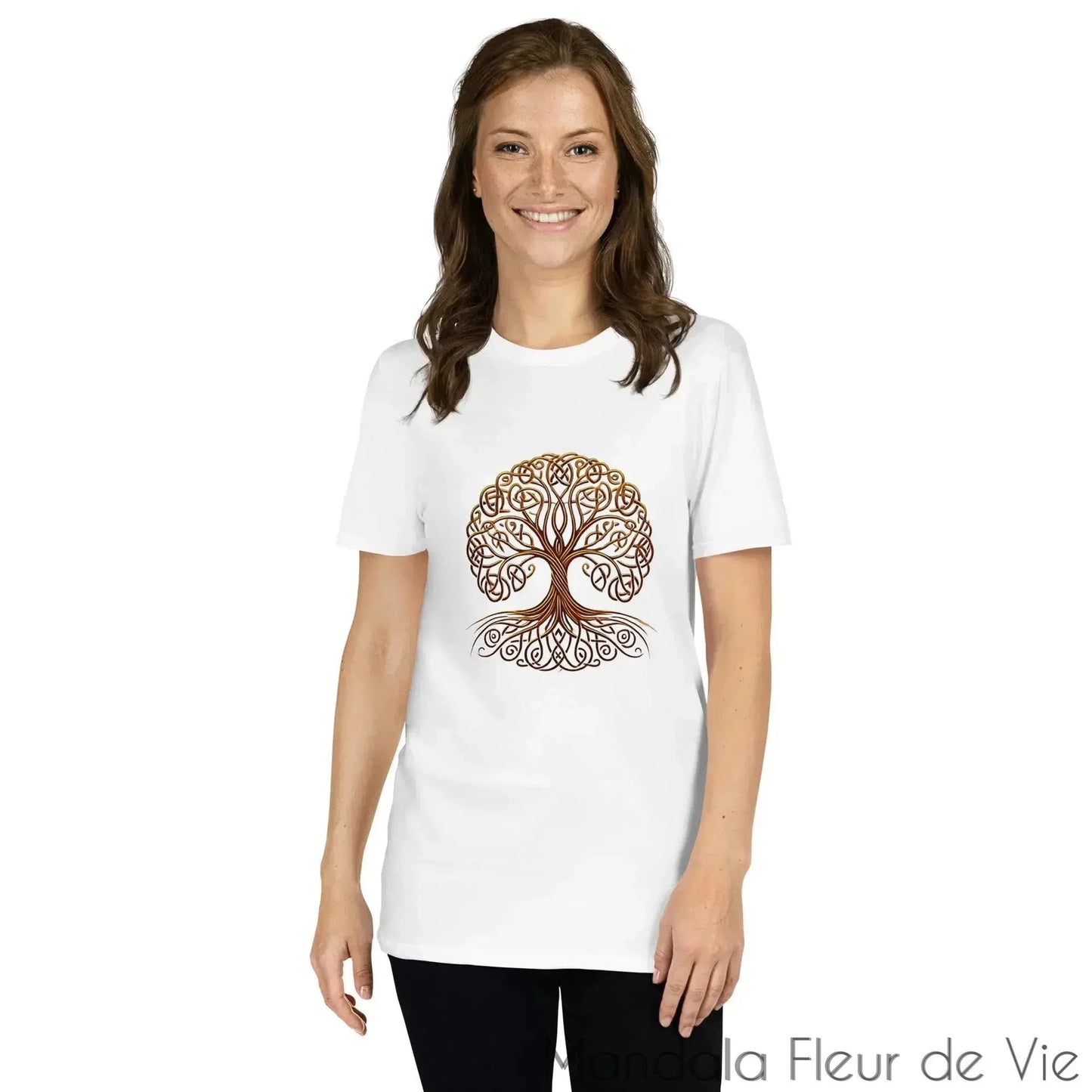 T-shirt Unisexe Arbre de Vie Celte - Mandala Fleur de vie