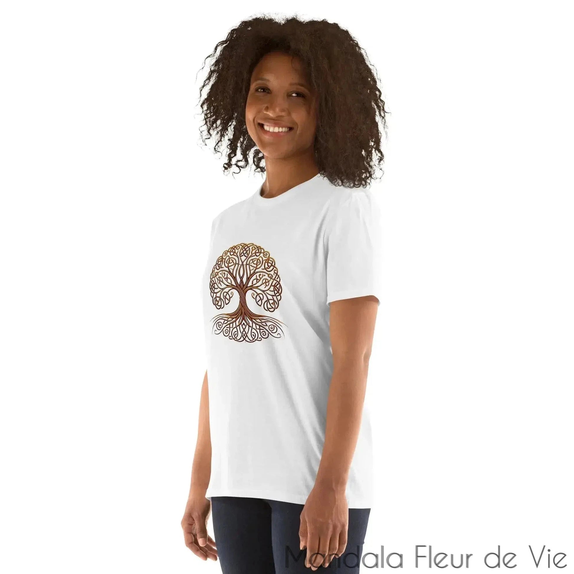 T-shirt Unisexe Arbre de Vie Celte - Mandala Fleur de vie