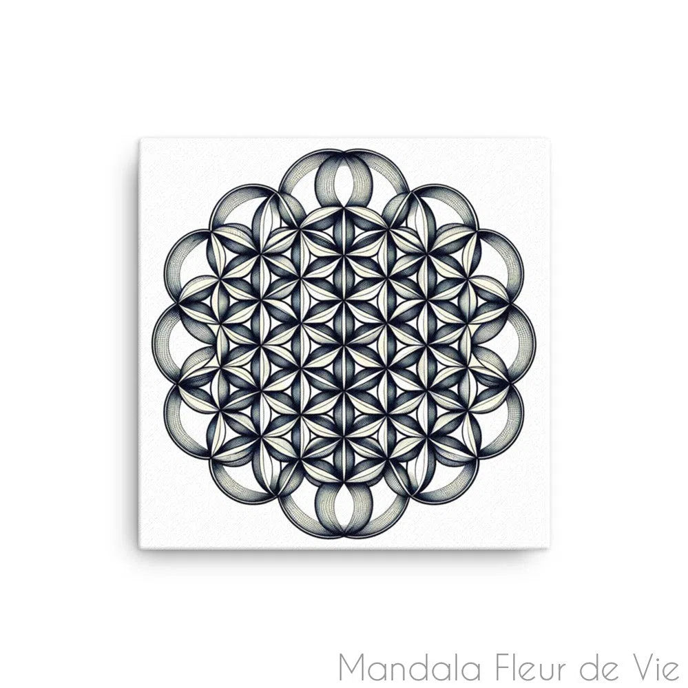 Tableau Fleur de Vie Origine - Mandala Fleur de vie