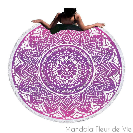 Tapis Mandala Violet