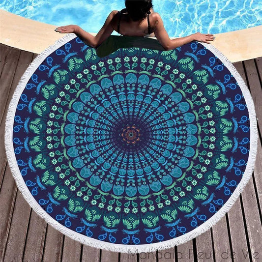 Tapis Mandala Esprit Indien