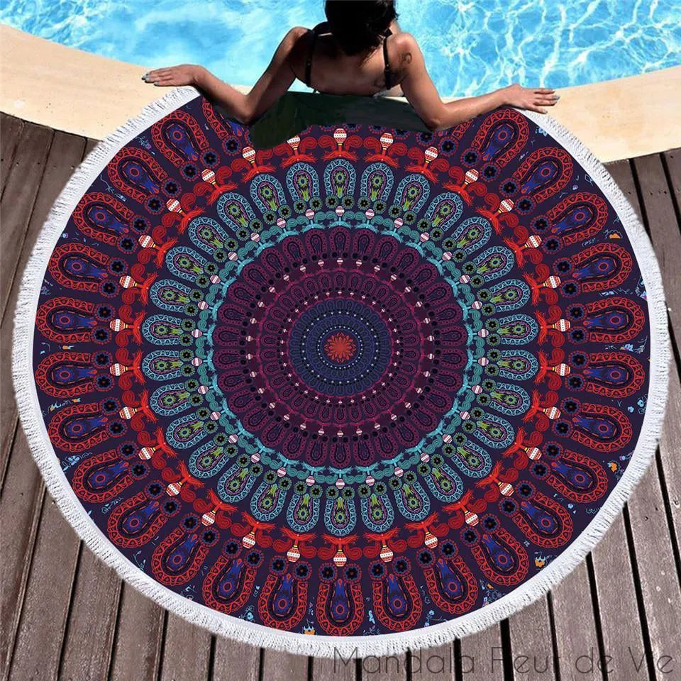 Tapis Mandala Esprit Mandala Indien