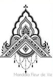 Tatouage Mandala Géométrie