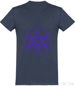 Tee Shirt Cube de Metatron Violet