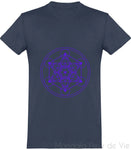 Tee Shirt Cube de Metatron Violet