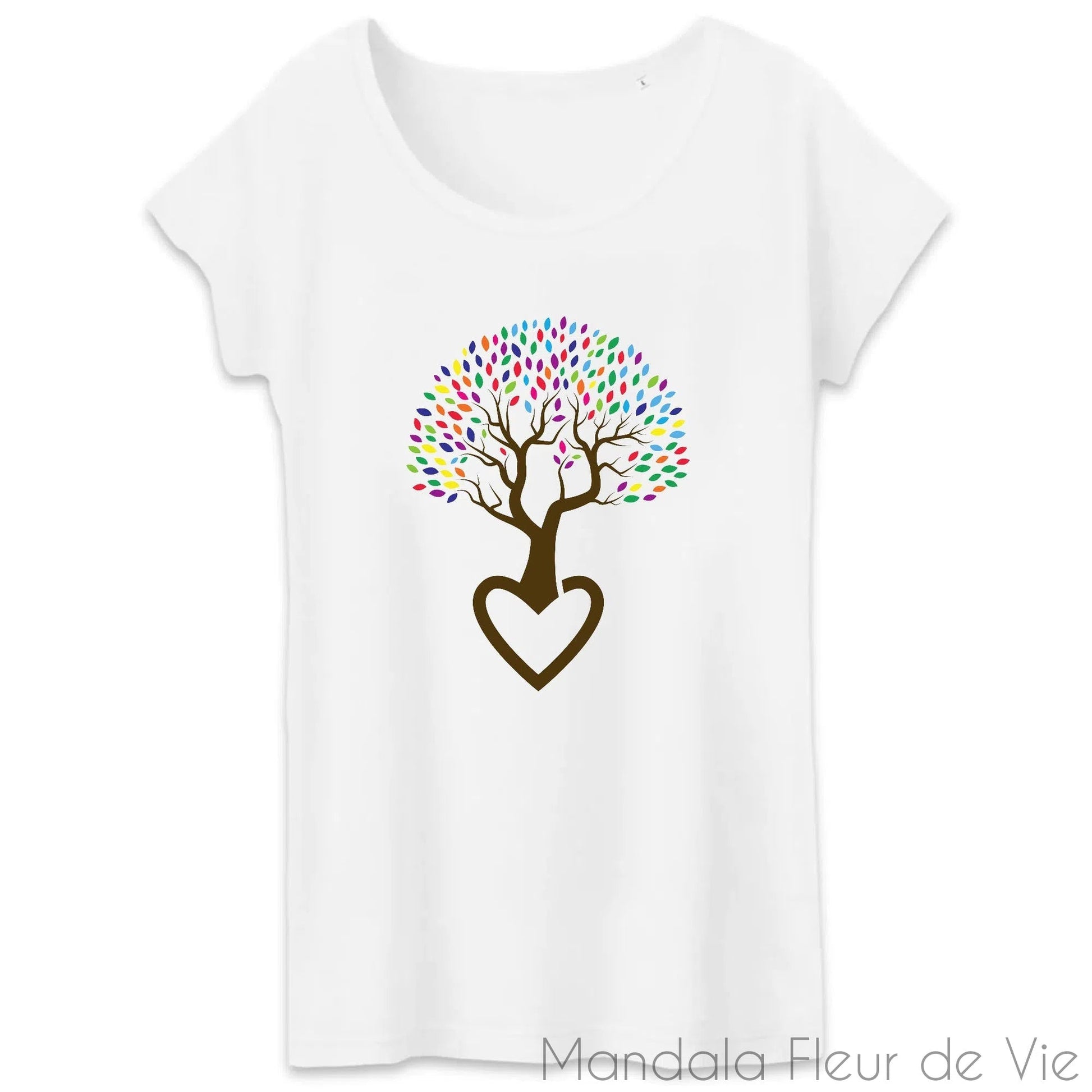 Tee Shirt Femme Arbre de Vie Gaia - Mandala Fleur de vie