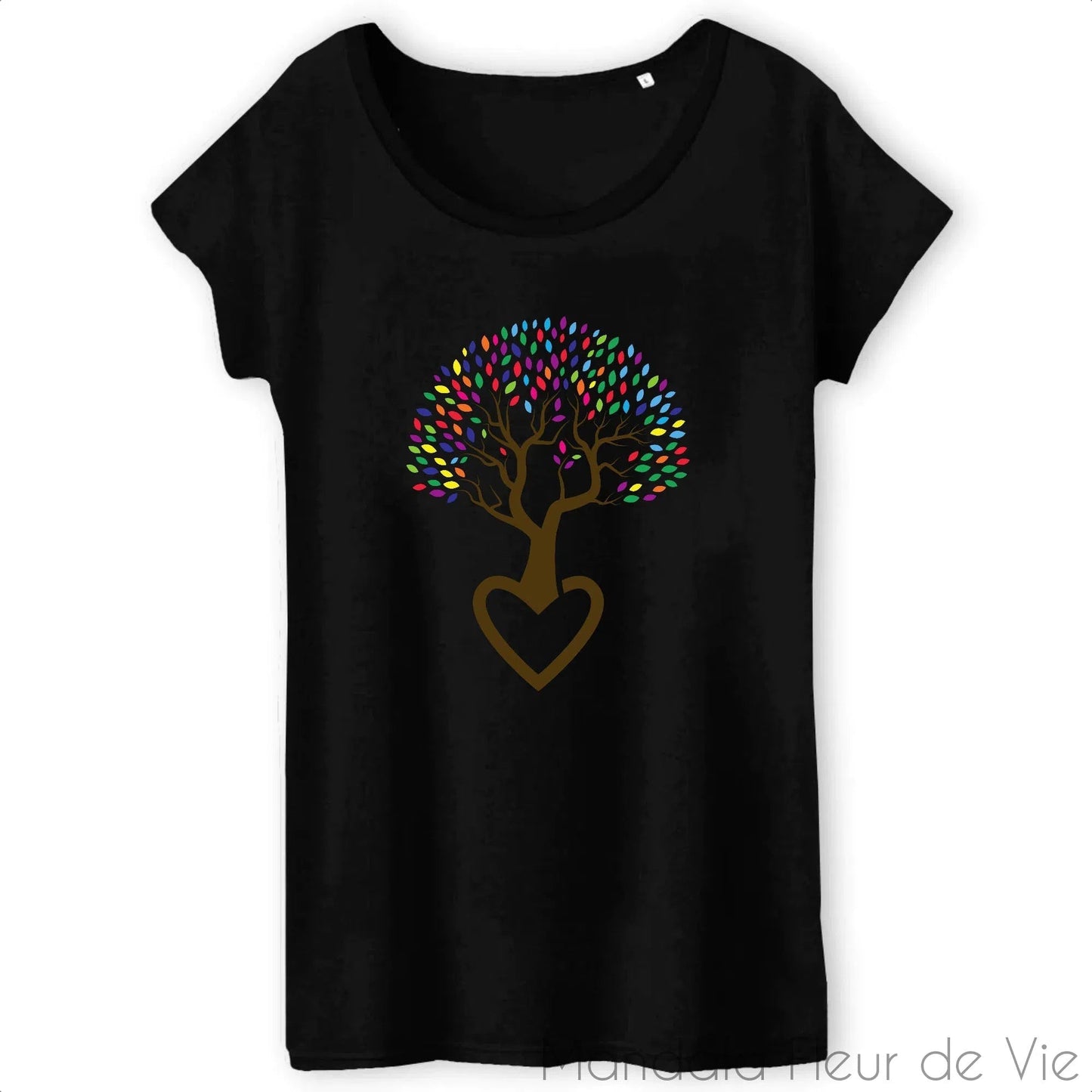 Tee Shirt Femme Arbre de Vie Gaia - Mandala Fleur de vie