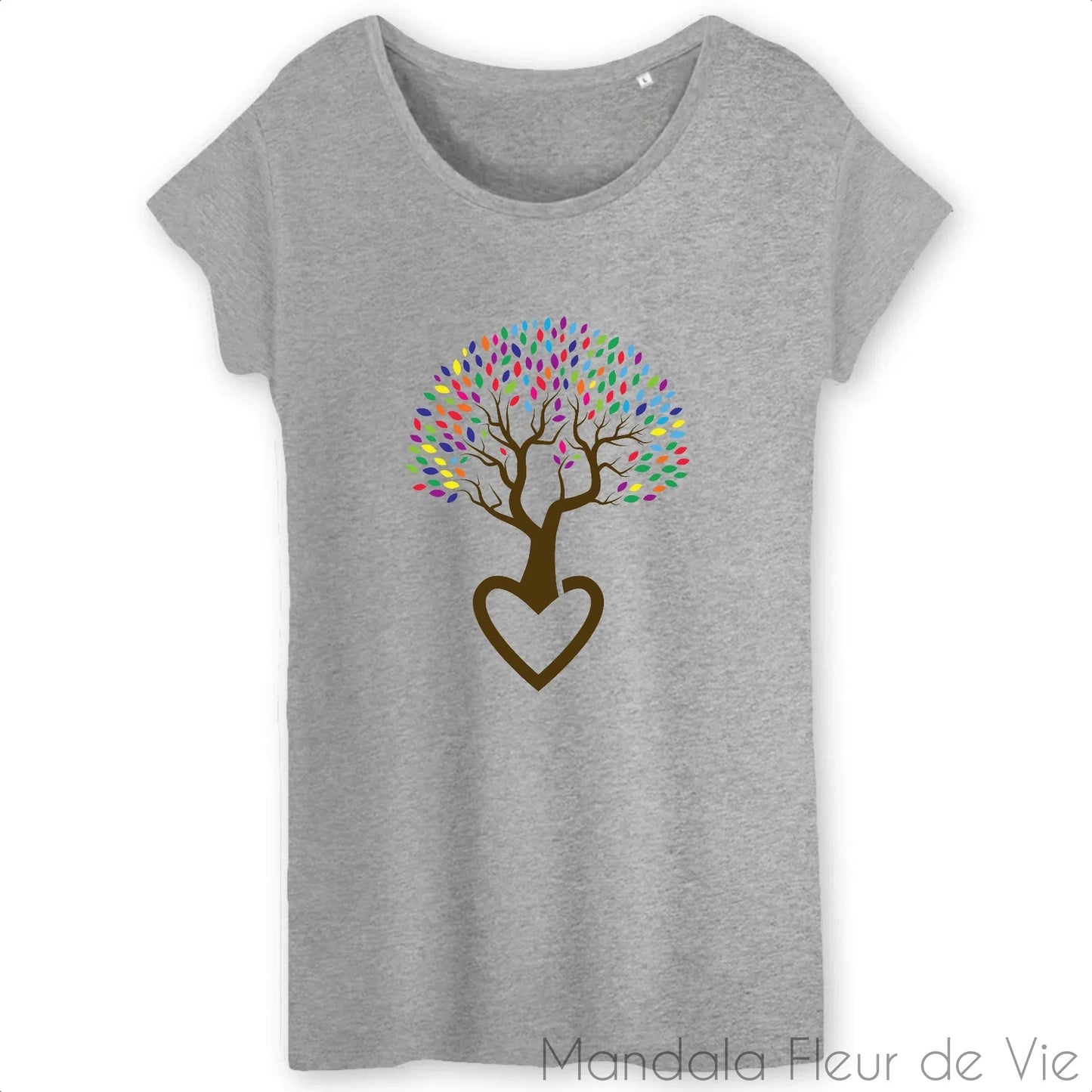 Tee Shirt Femme Arbre de Vie Gaia - Mandala Fleur de vie