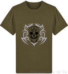 Tee Shirt Homme Mandala Skull, en coton Bio