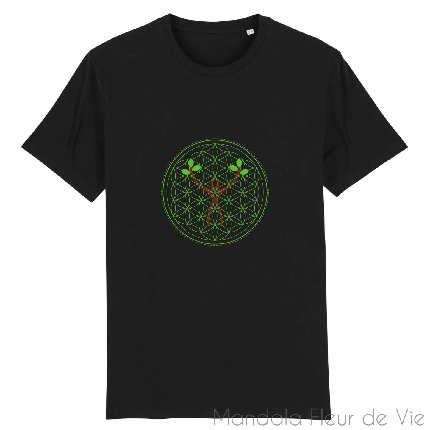 Tee-Shirt Mandala Fleur de Vie & Arbre de Vie