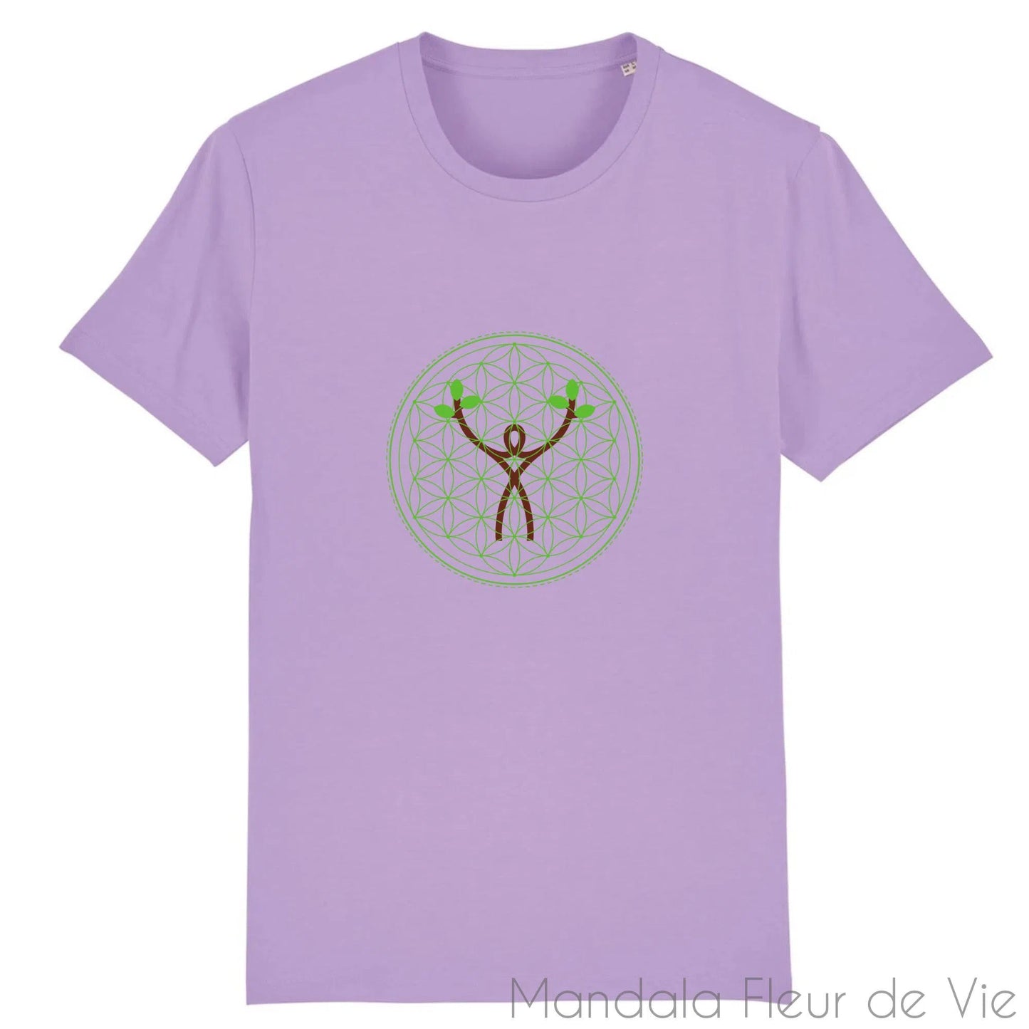 Tee-Shirt Mandala Fleur de Vie & Arbre de Vie