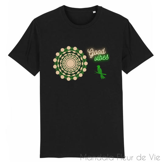 Tee Shirt Mandala Good Vibes