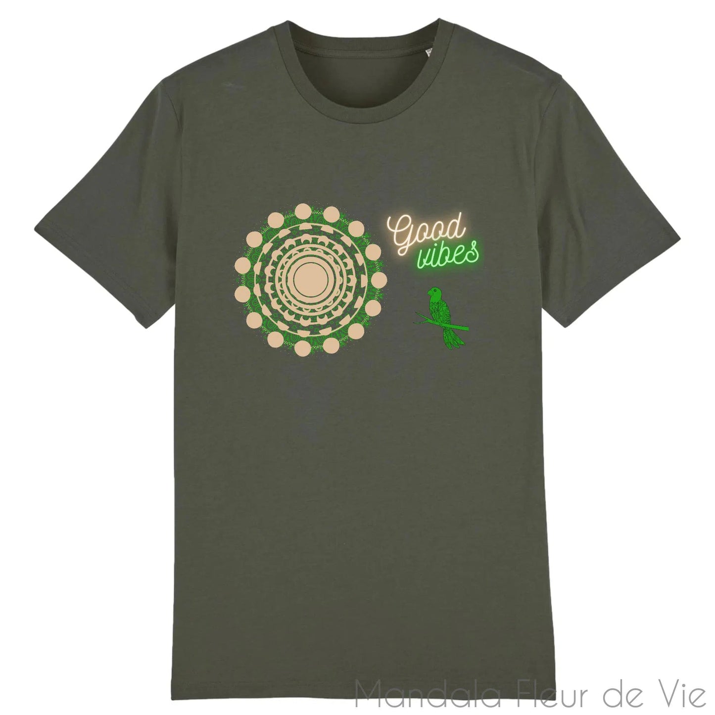 Tee Shirt Mandala Good Vibes